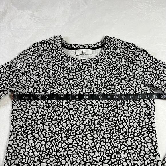 YYigal Crewneck Leopard Sweatshirt Size S Casual Animal Y2K Layers Maximalist - Picture 5 of 6